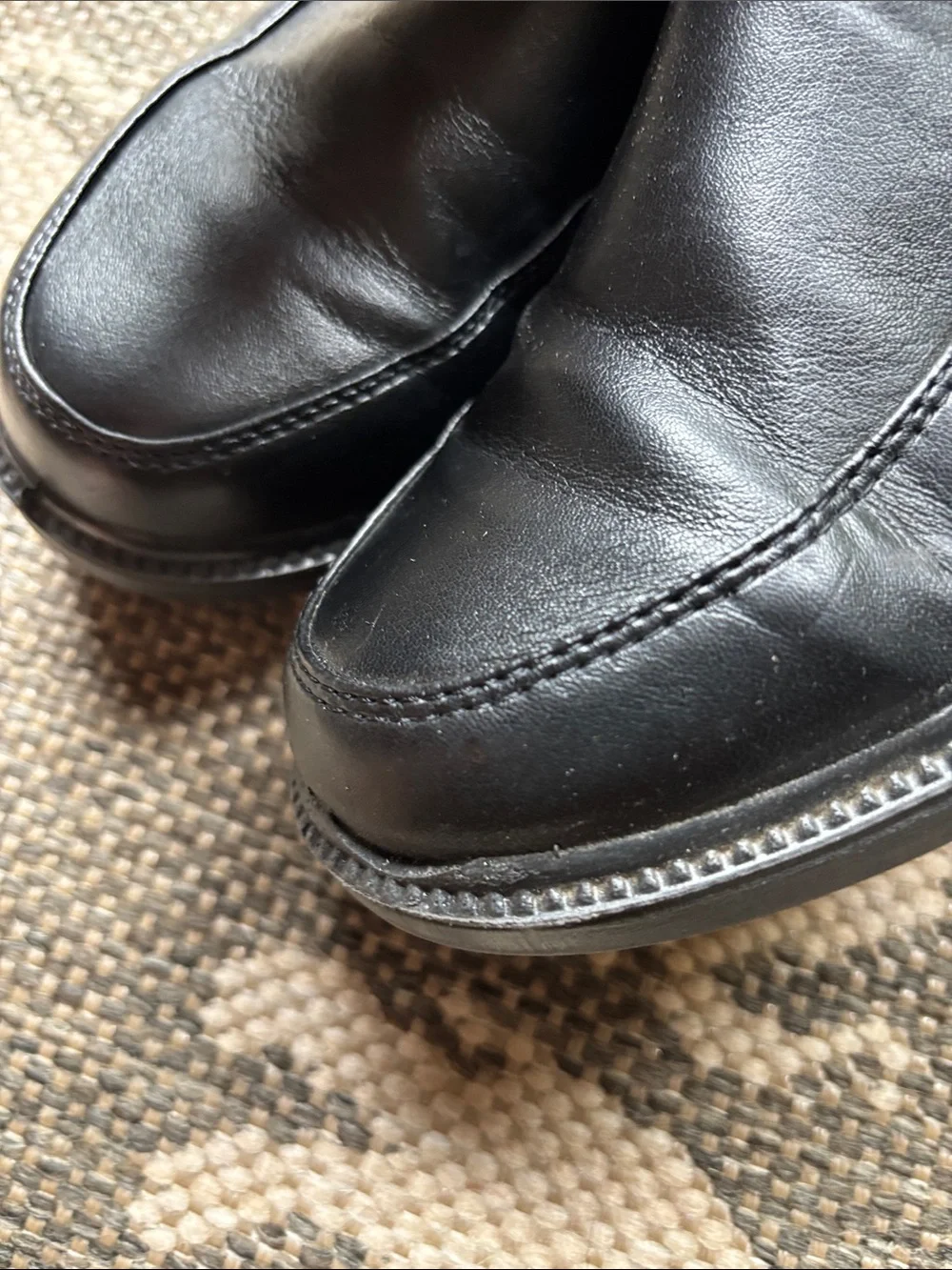 French Toast Black Slip-On School Dress Loafers